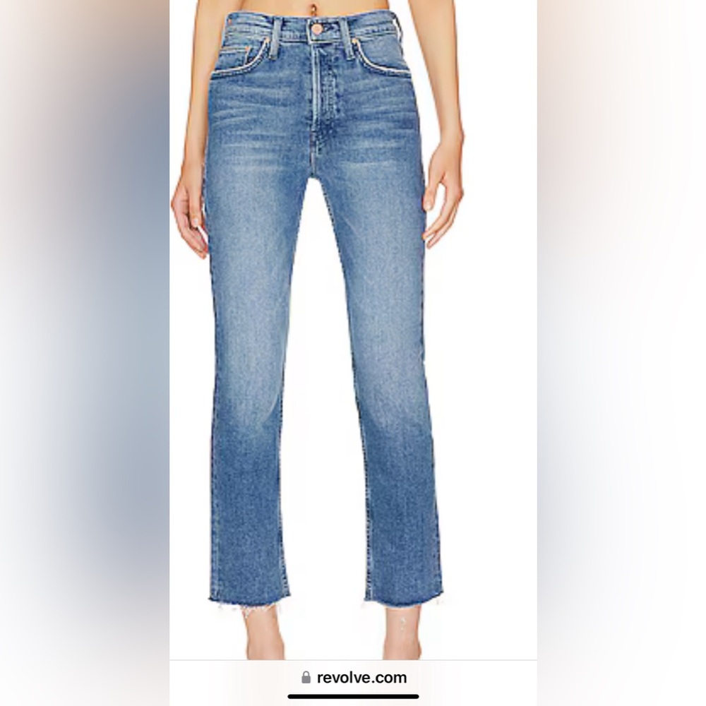 Mother Tomcat fray buttonfly jeans